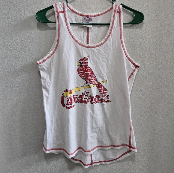 St. Louis Cardinals distressed tank top women's medium - Picture 1 of 6